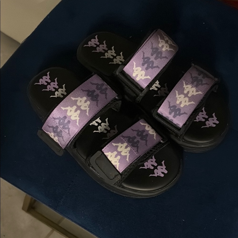 Kappa Women's Sandals in Black and Purple